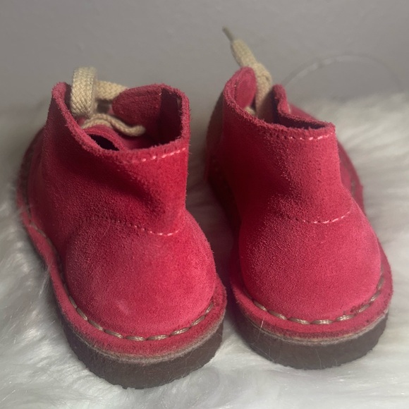 J.CREW Kids' Suede MacAlister Chukka Boots Bright Pink Size 11 - Picture 5 of 7